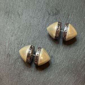 Vivienne Westwood Cream and Silver Earrings